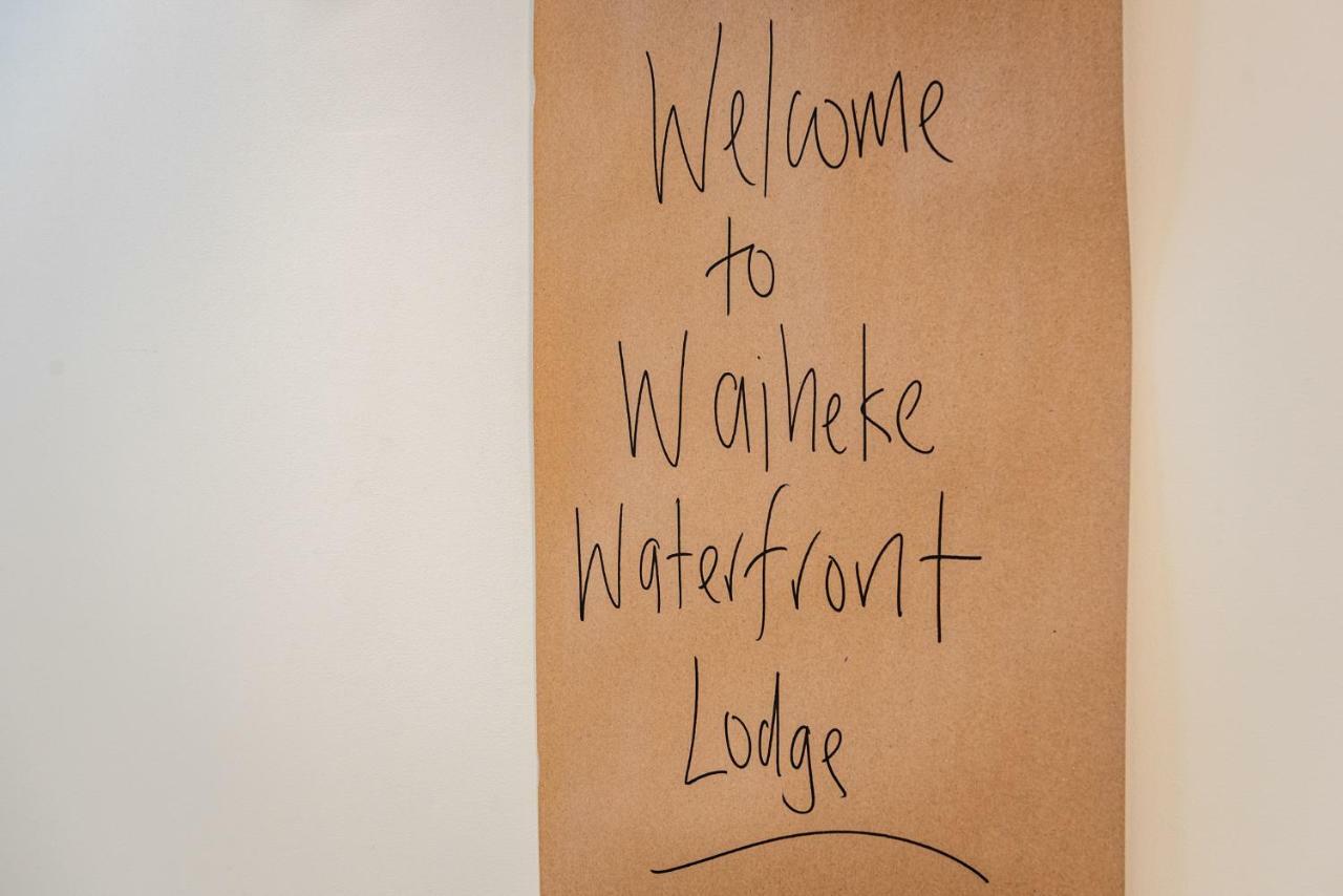 Waiheke Waterfront Lodge Oneroa Екстер'єр фото
